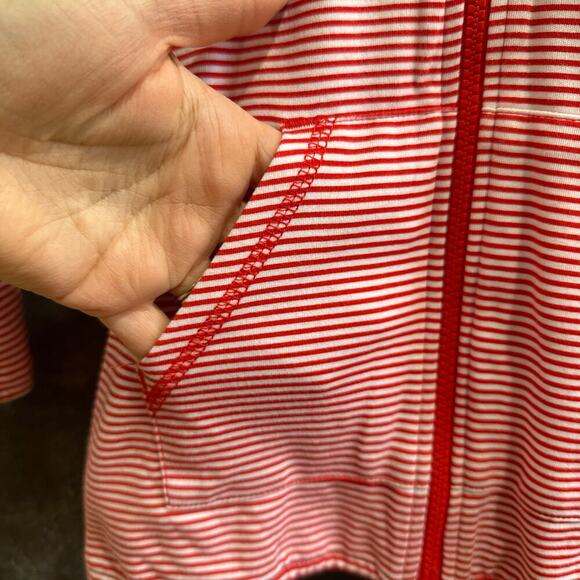 Zutano Unisex Reversible Stripes/ Fish Zip Up Jacket, EUC, Sz 4T (4C) - Picture 5 of 9